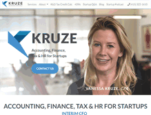 Tablet Screenshot of kruzeconsulting.com